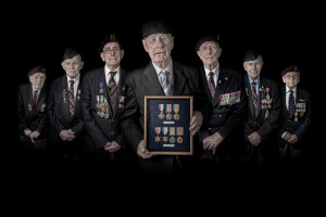 25 Veterans Medal Frame Group                      